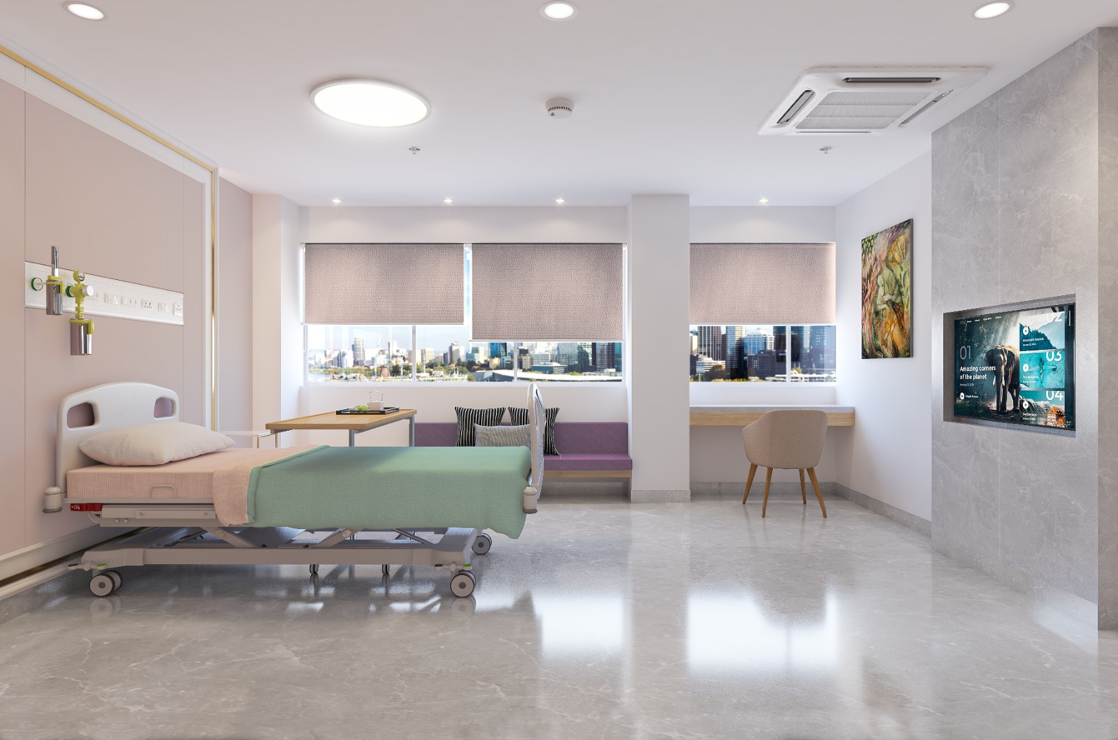 Femme Nest Hospital corridor